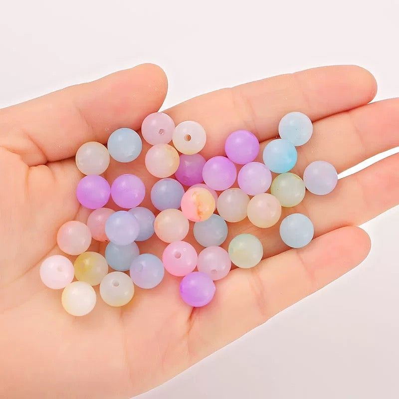 Perline acriliche: gelatine (8 mm) Perline acriliche: gelatine (8 mm)